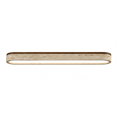 Kirbe Yellow Travertine Linear Ceiling Light
