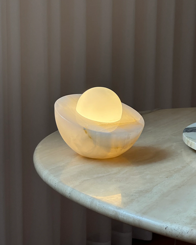 Fryle Jade Minimalist Halo Table Lamp