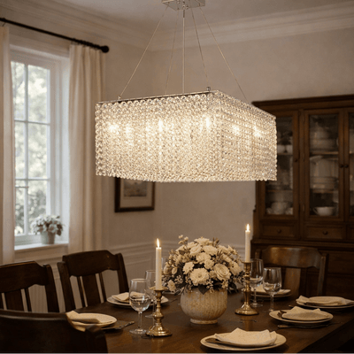 Vantess Crystal Frame Chandelier
