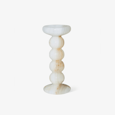 Totem jade Candle Holder