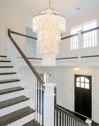 Eloryra Cascading Shell  Chandelier