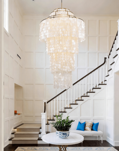 Eloryra Cascading Shell  Chandelier