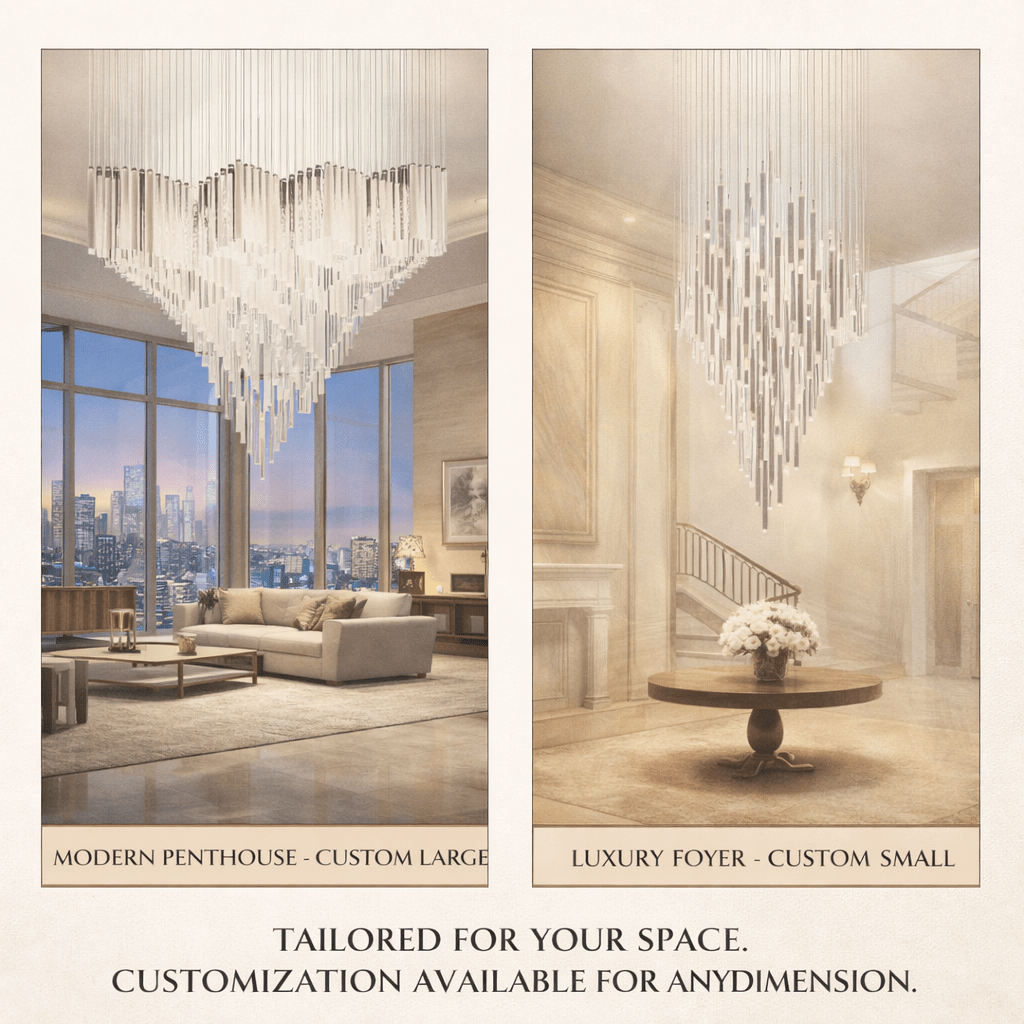Lucanielle Diamond Cloud  Strata Customize Chandelier