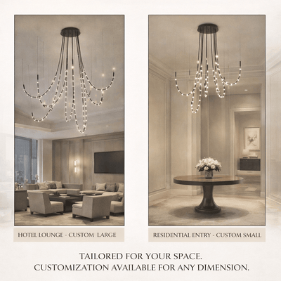 Constellation Matrix Cascade Chandelier