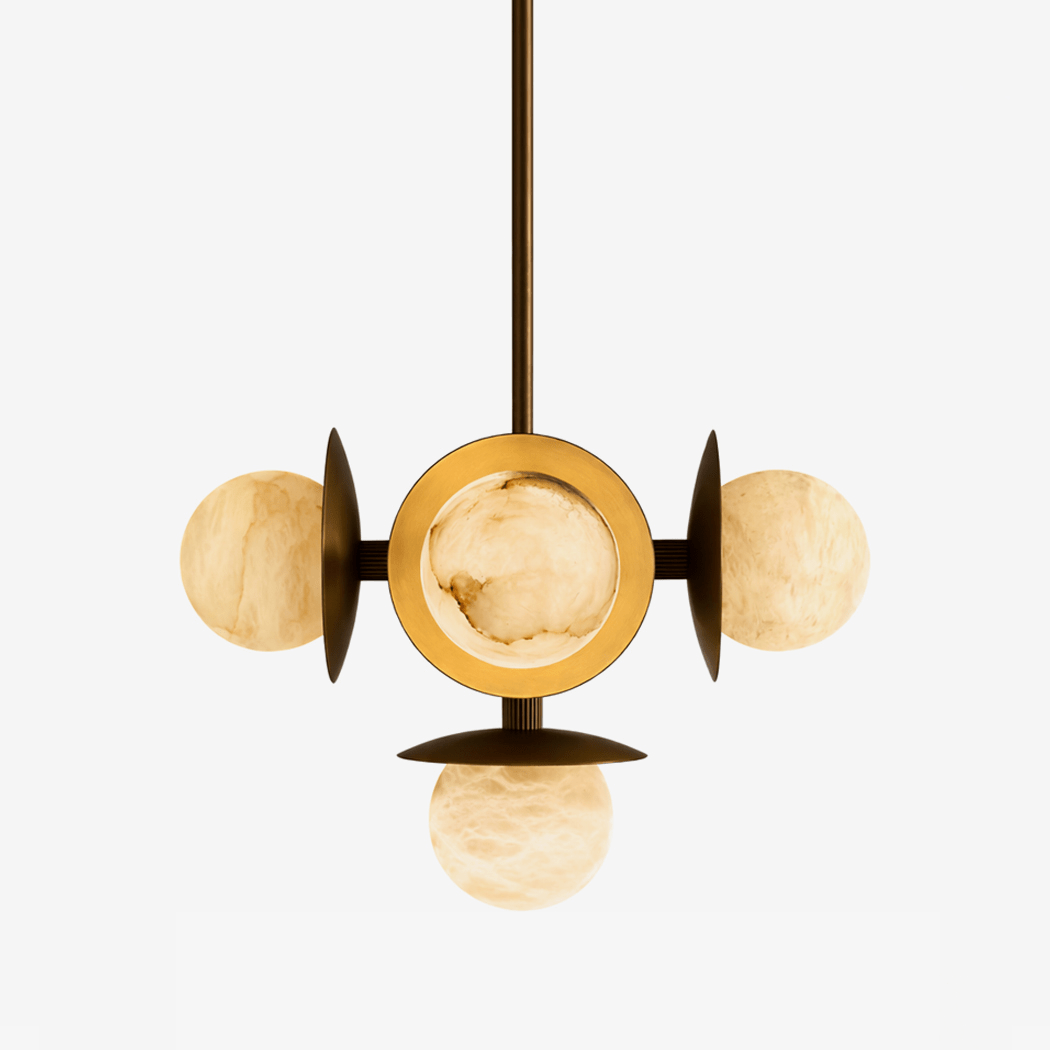 Avenoian Alabaster Orb Chandelier