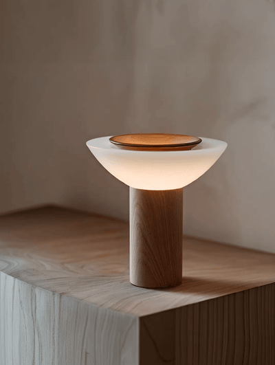 Rinenine Wood Table Lamp
