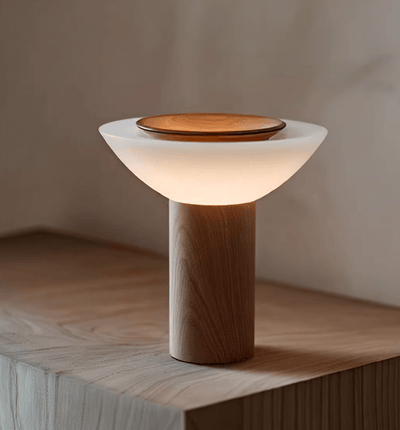 Rinenine Wood Table Lamp