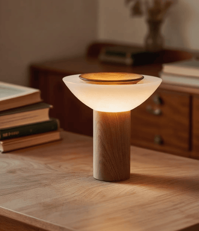 Rinenine Wood Table Lamp