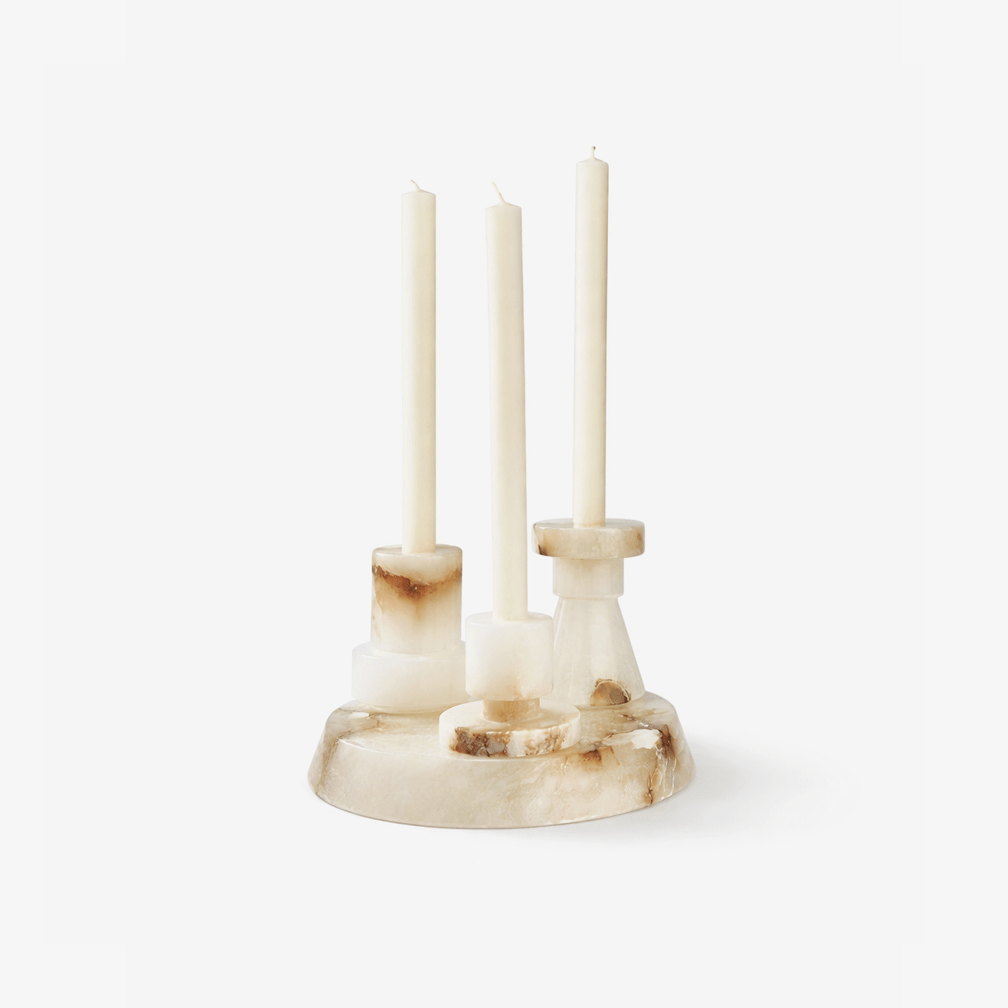 Vesperin Marble Candle Holder