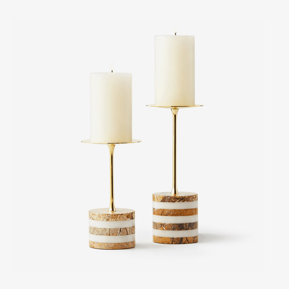 Nerinaya Marble Candle Holder