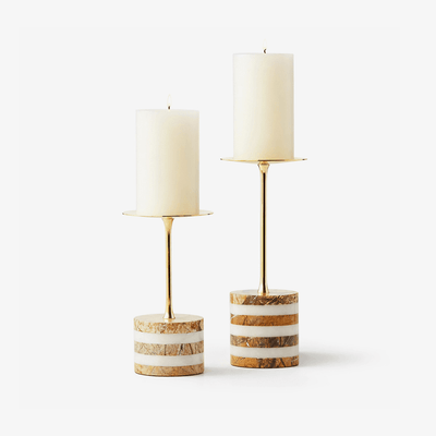 Nerinaya Marble Candle Holder