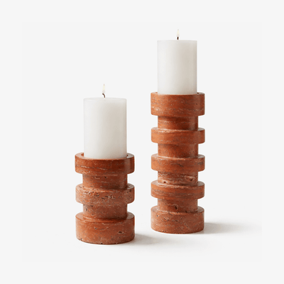 Petenena Terrace Stone Candle Holder
