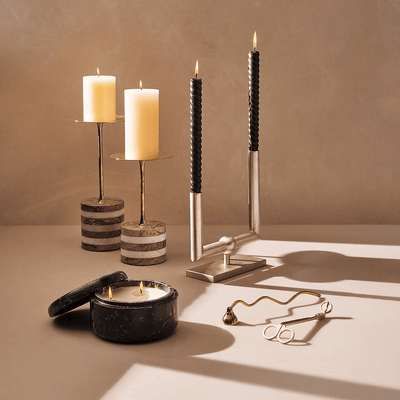 Nerinaya Marble Candle Holder