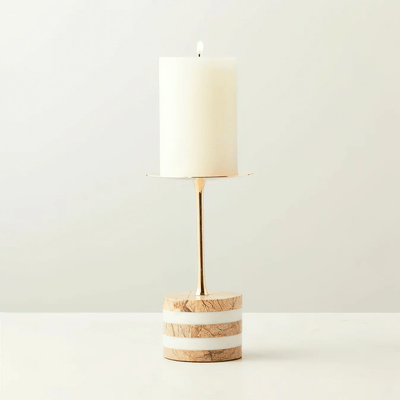 Nerinaya Marble Candle Holder
