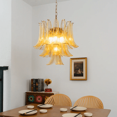 Riverora Amber Cascade Chandelier