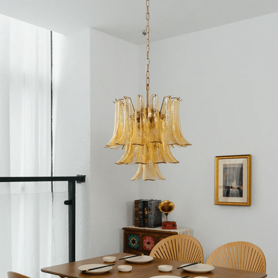 Riverora Amber Cascade Chandelier