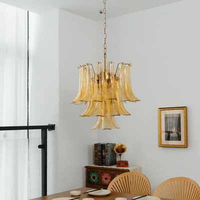 Riverora Amber Cascade Chandelier