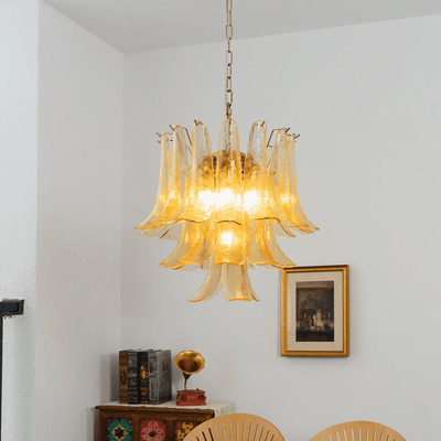 Riverora Amber Cascade Chandelier
