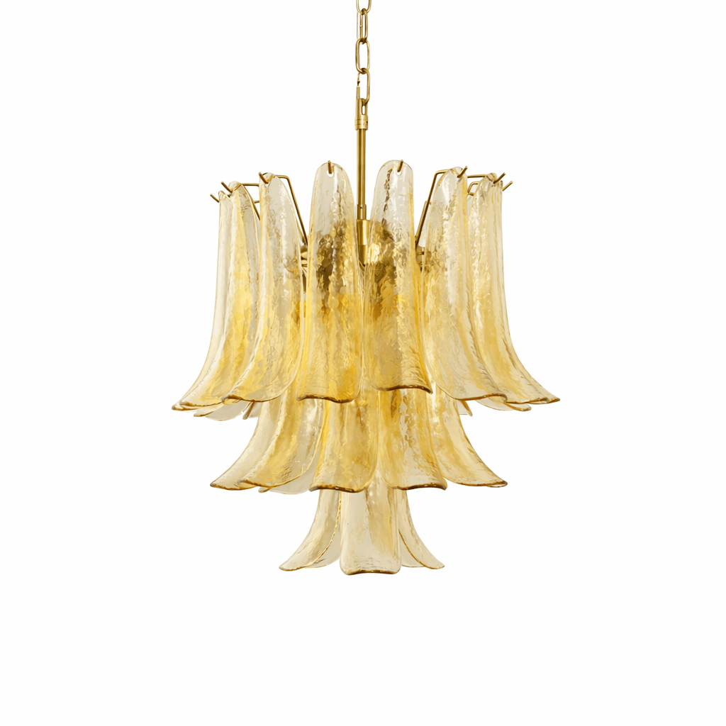 Riverora Amber Cascade Chandelier