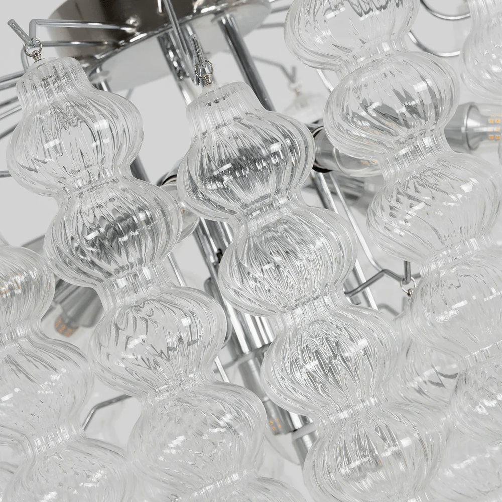 Clerion Ripple Column Chandelier