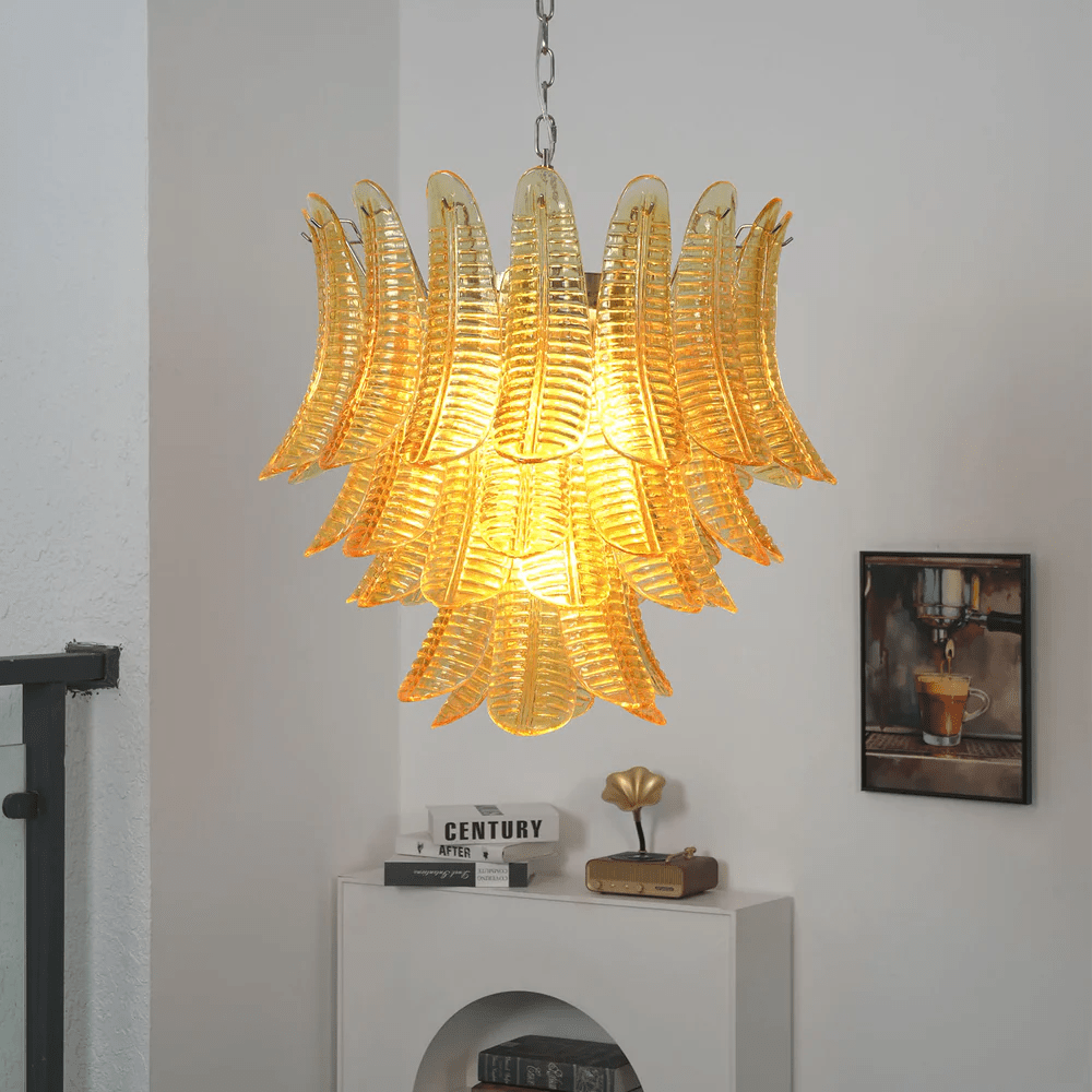 Elaryn Cascade Glass Chandelier