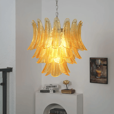 Elaryn Cascade Glass Chandelier