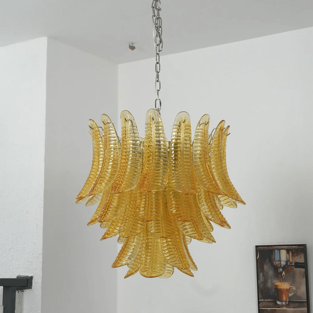 Elaryn Cascade Glass Chandelier