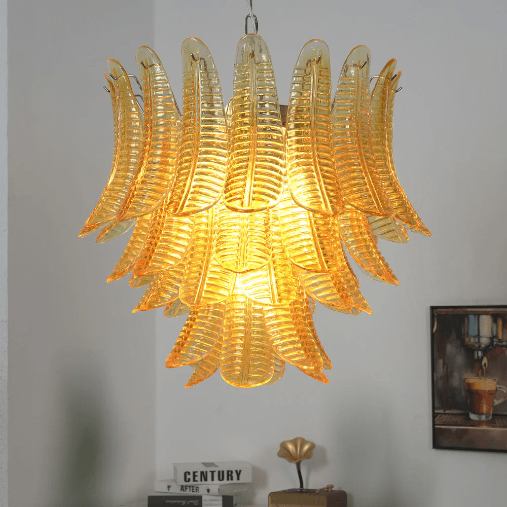 Elaryn Cascade Glass Chandelier