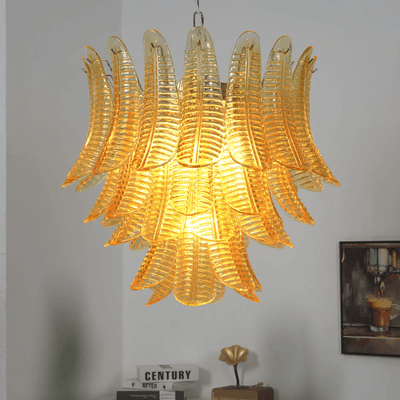Elaryn Cascade Glass Chandelier