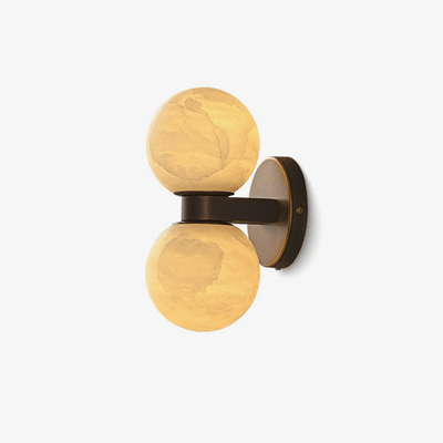 Lumenor Alabaster Celestia Orb Wall Light