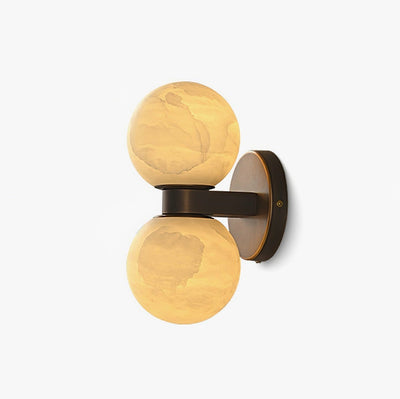Lumenor Alabaster Celestia Orb Wall Light