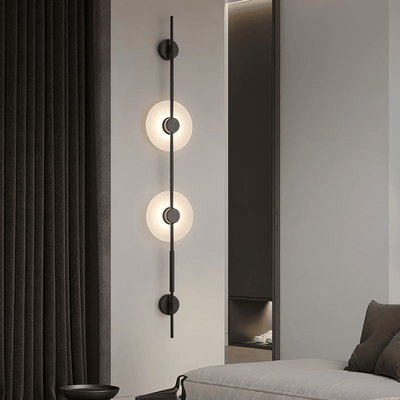 Neron Alabaster Vertical Wall Sconce