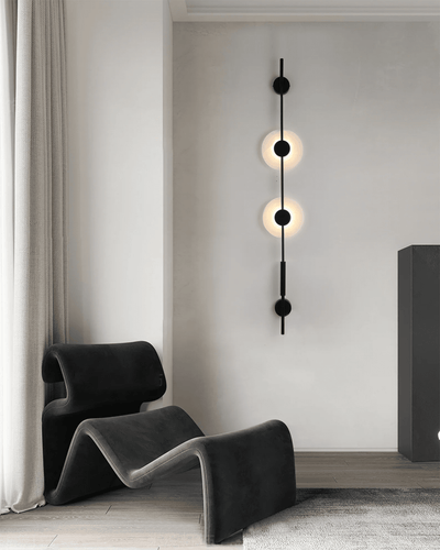 Neron Alabaster Vertical Wall Sconce