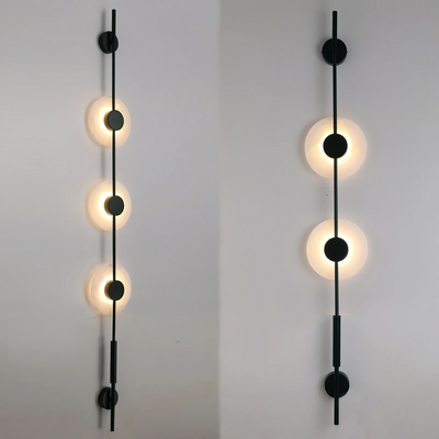 Neron Alabaster Vertical Wall Sconce