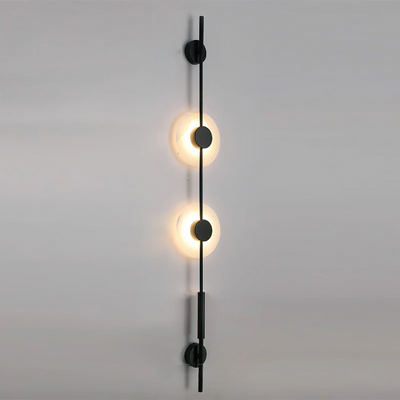 Neron Alabaster Vertical Wall Sconce