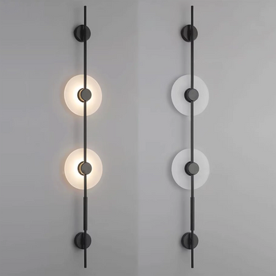 Neron Alabaster Vertical Wall Sconce