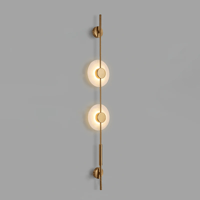 Neron Alabaster Vertical Wall Sconce
