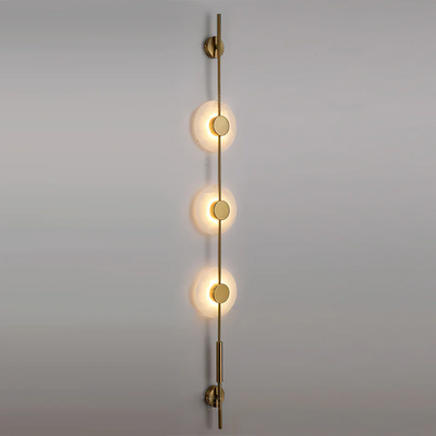 Neron Alabaster Vertical Wall Sconce
