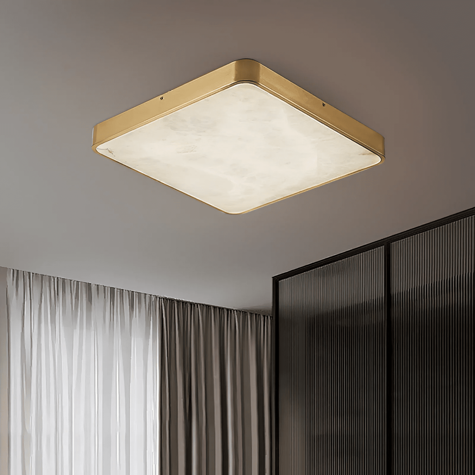 Calista Alabaster Ceiling Light