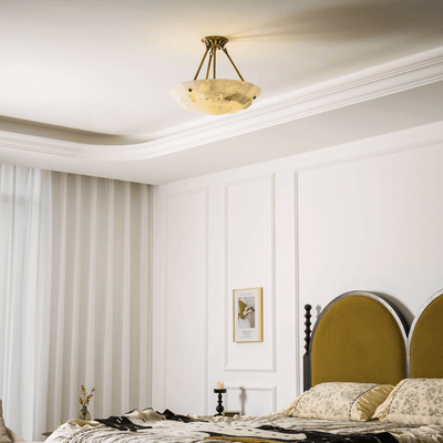 Dorevaux Alabaster Ceiling Light
