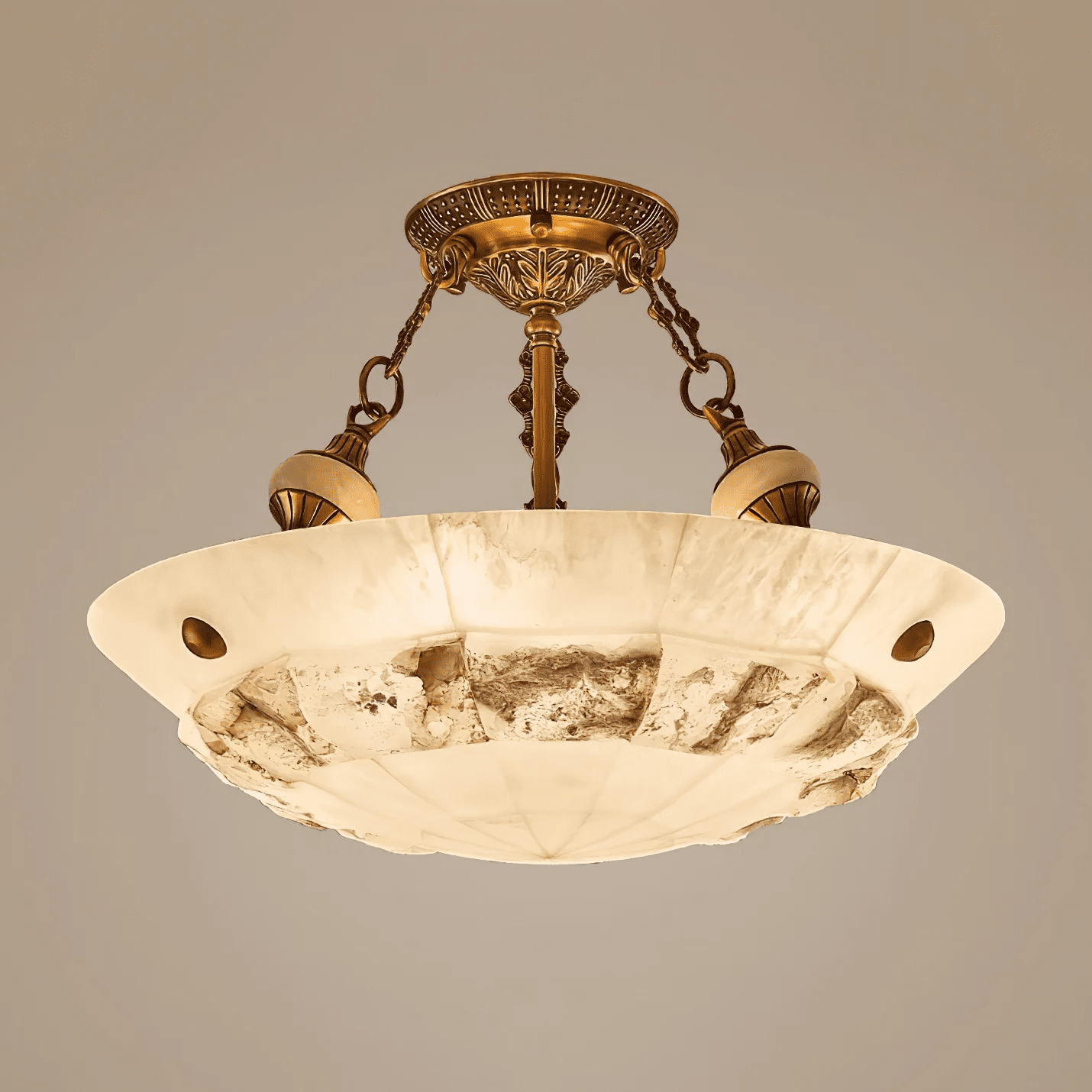 Dorevaux Alabaster Ceiling Light