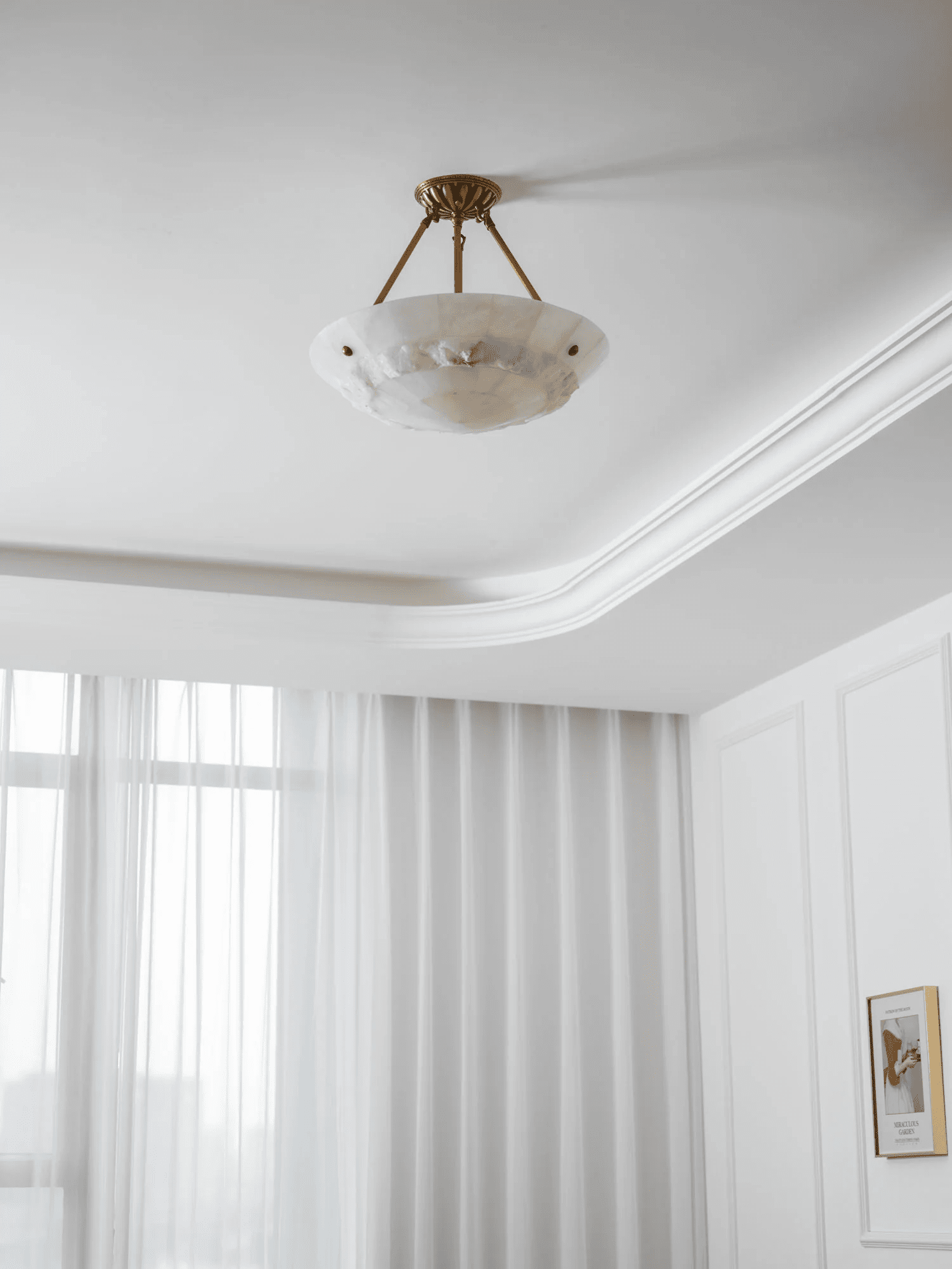 Dorevaux Alabaster Ceiling Light