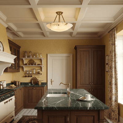 Belvarien Alabaster Ceiling Light