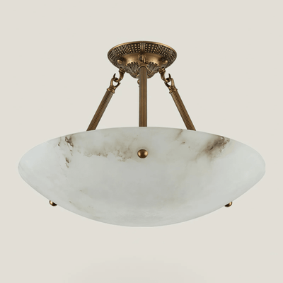 Belvarien Alabaster Ceiling Light