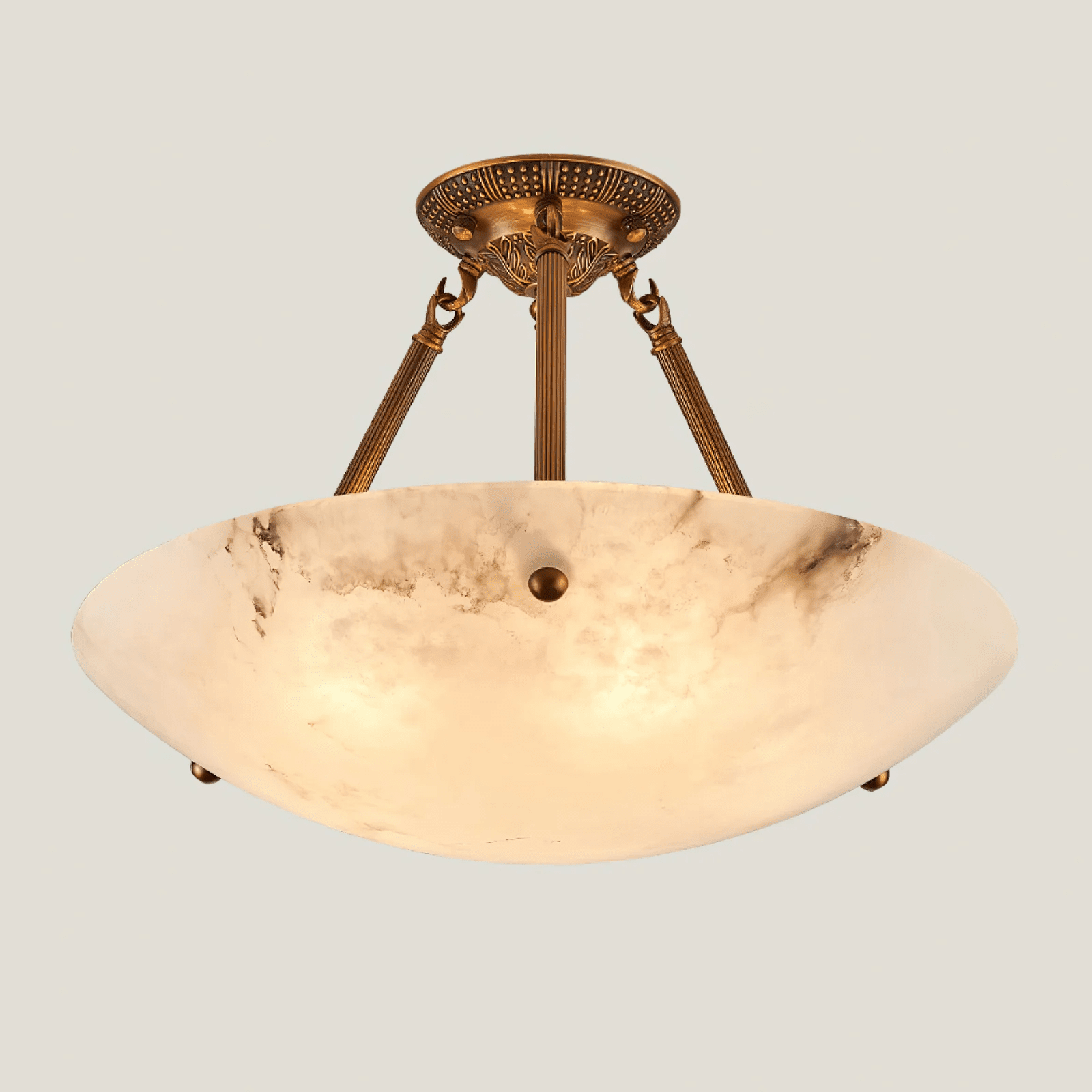 Belvarien Alabaster Ceiling Light