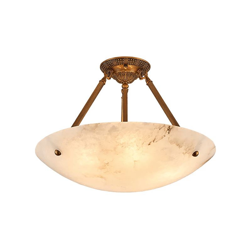Belvarien Alabaster Ceiling Light