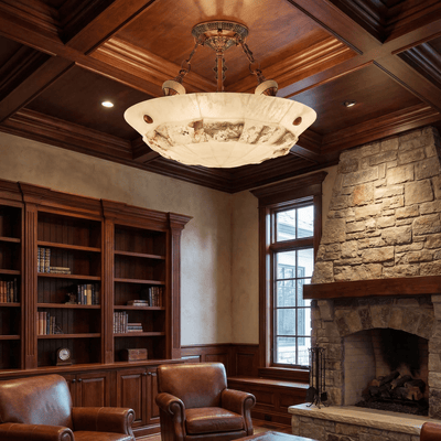 Dorevaux Alabaster Ceiling Light