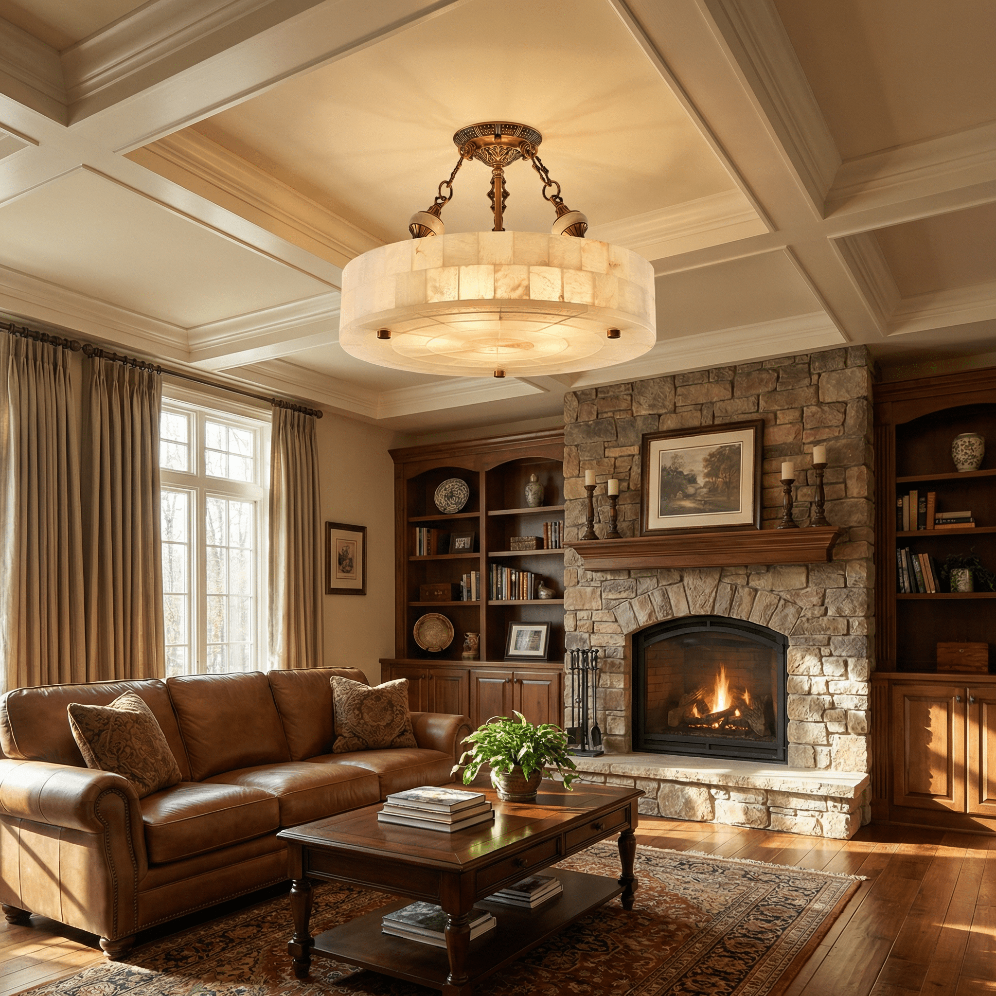 Lumisora Alabaster Ceiling Lamp
