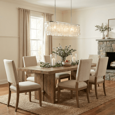 Eiric Shell Linear Chandelier