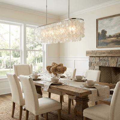 Eiric Shell Linear Chandelier